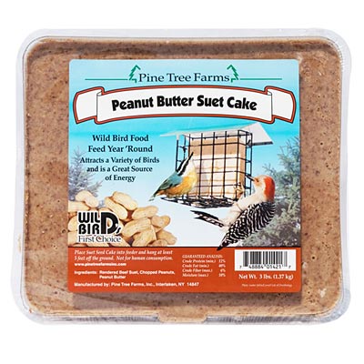 Pine Tree Farms Peanut Butter Suet Cake