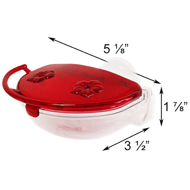 Aspects Gem Window Hummingbird Feeder, 4 oz.