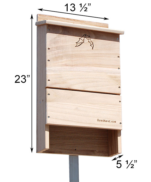 BestNest Triple-Celled Bat House, 250 bats