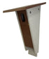 Amish Made Recycled Plastic Slant-Front Bluebird House, Brown