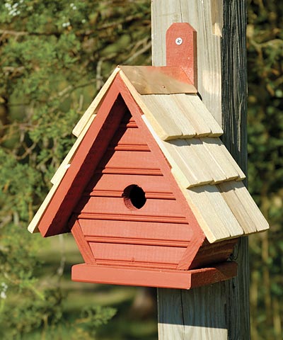 Heartwood New Chick Chickadee House, Redwood