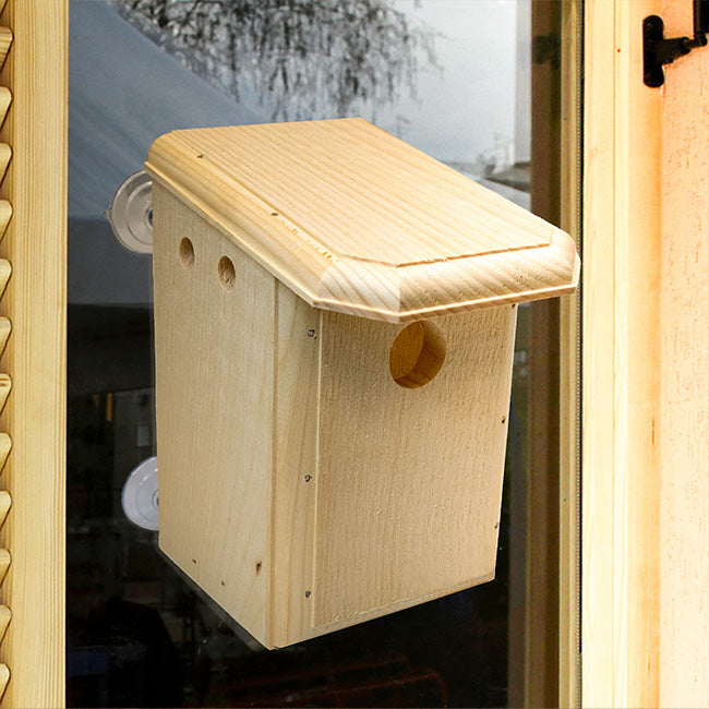 Window Nest Box with Nest Lift by Prime Retreat