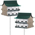 S&K Dual Purple Martin Houses, Expandable Option, 24 Rooms