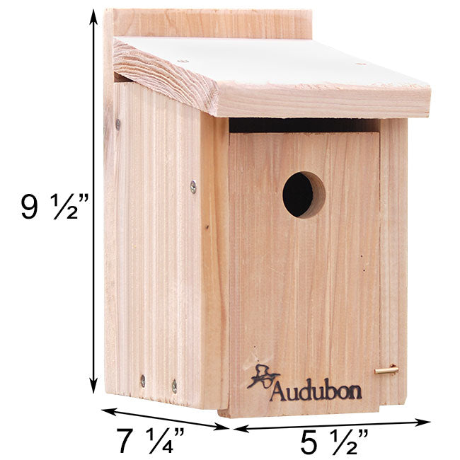 Audubon Cedar Wren and Chickadee House