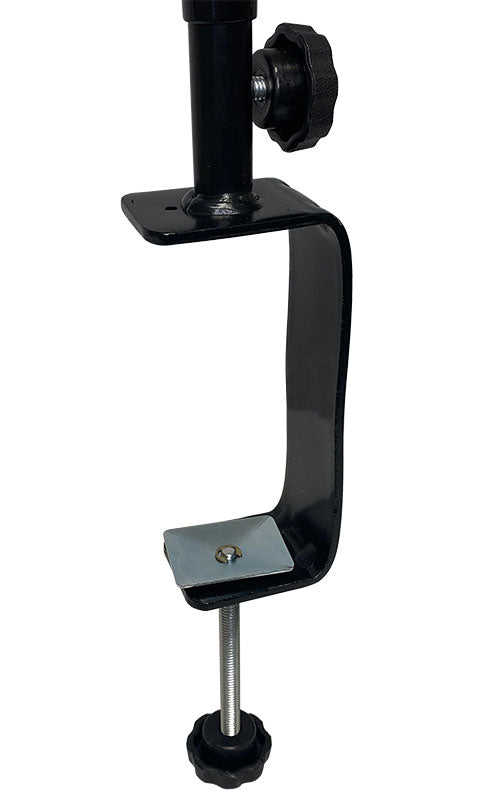 Erva Deck Rail Hanger with Extra Large Clamp, Black