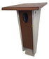 Amish Made Recycled Plastic Slant-Front Bluebird House, Brown