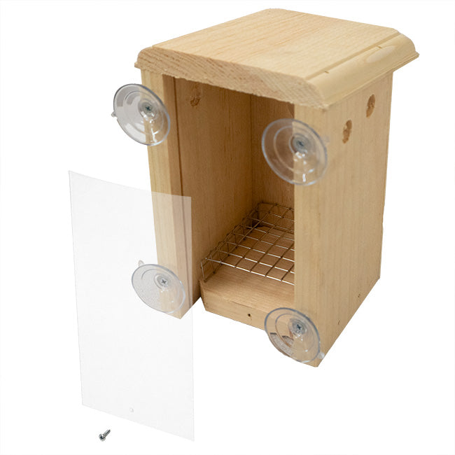 Window Nest Box with Nest Lift by Prime Retreat